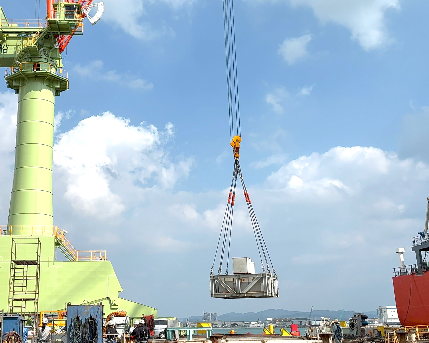 納入実績　事例　大洋製器工業　特注　吊り具　イコライザー滑車