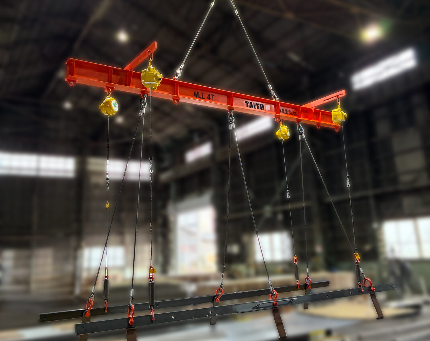 バランサー付 吊り天秤　及び爪可動式ヤーク 4t